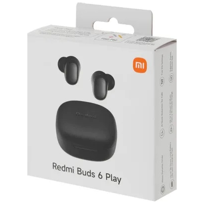 Наушники Xiaomi Redmi Buds 6 PLAY (черный) BHR8776GL