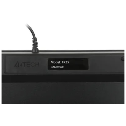 Клавиатура A4 Fstyler FK25 черный/серый