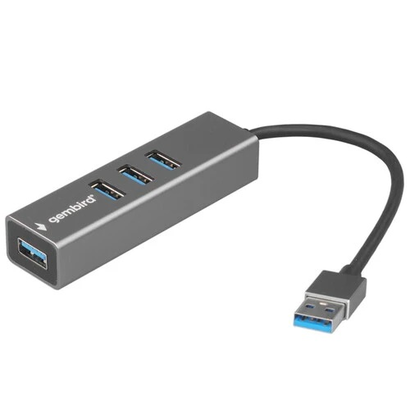 Концентратор USB 3.0 Gembird UHB-C454, 4 порта, кабель 17см
