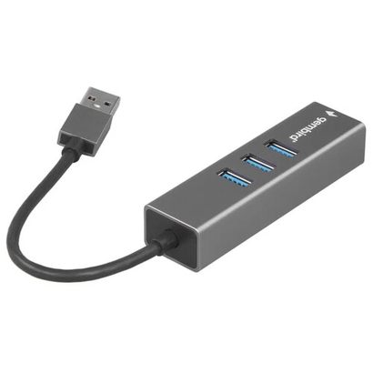 Концентратор USB 3.0 Gembird UHB-C454, 4 порта, кабель 17см