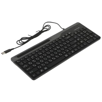Клавиатура A4 Fstyler FK25 черный/серый