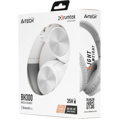 Наушники A4Tech 2Drumtek BH300 белый/серый
