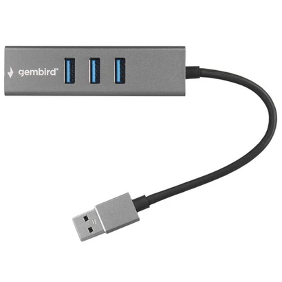 Концентратор USB 3.0 Gembird UHB-C454, 4 порта, кабель 17см