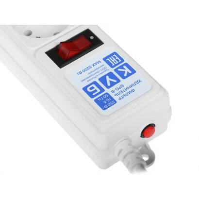 Сетевой фильтр Power Cube 5.0м белый, SPG-B-15-W