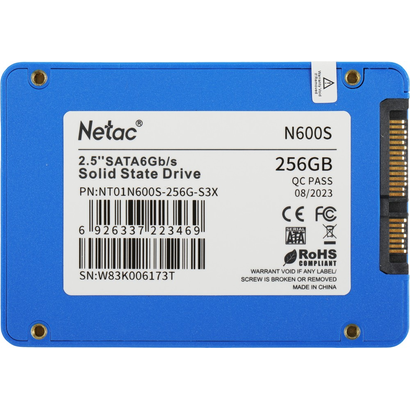 SSD 2.5'' 256Gb NETAC NT01N600S-256G-S3X