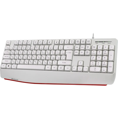 Клавиатура Defender Atom HB-546 белый