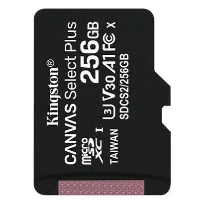 Карта памяти 256Gb Kingston microSDXC Class 10 Canvas Select Plus SDCS2/256GBSP