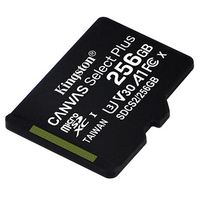 Карта памяти 256Gb Kingston microSDXC Class 10 Canvas Select Plus SDCS2/256GBSP