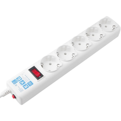 Сетевой фильтр Power Cube 5.0м белый, SPG-B-15-W
