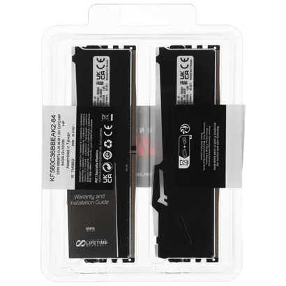 DDR5 2x32Gb 6000MHz Kingston KF560C36BBEAK2-64