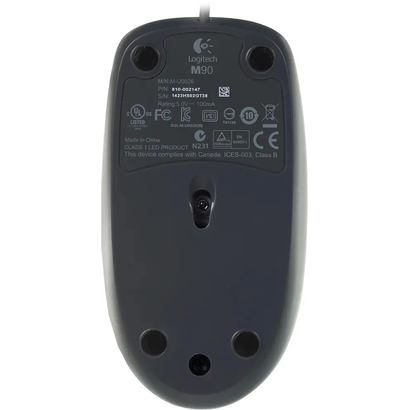 Мышь Logitech M90 Dark 910-001794/910-001793