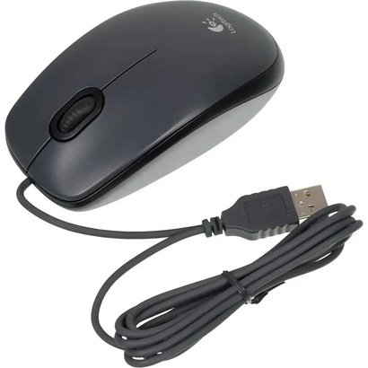 Мышь Logitech M90 Dark 910-001794/910-001793