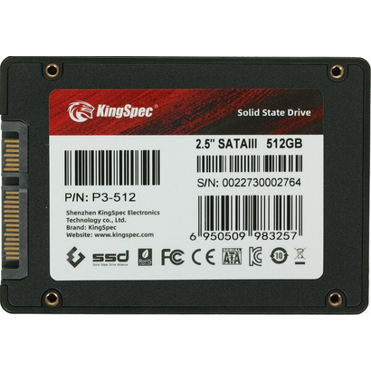 SSD 2.5'' 512Gb KingSpec P3-512