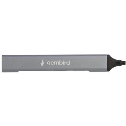 Картридер Type-C/USB-A (3.1) Gembird FD2-MSD-3, 5в1: 2xUSB2.0, USB3.1, SD/TF, кабель 10см