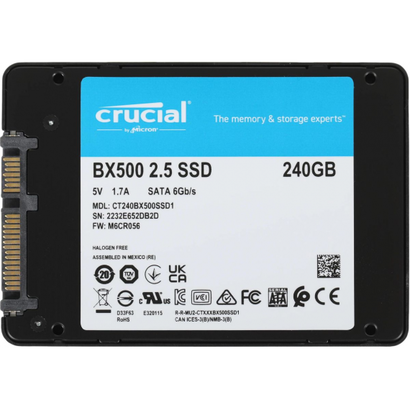 SSD 2.5'' 240Gb CRUCIAL CT240BX500SSD1