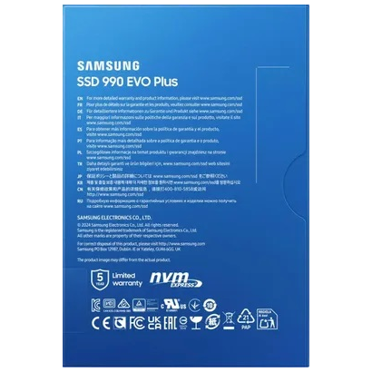 SSD M.2 4Tb SAMSUNG 990 EVO Plus MZ-V9S4T0BW