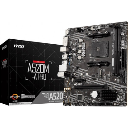 Mат.плата MSI SAM4 A520M-A PRO
