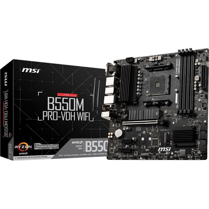 Mат.плата MSI SAM4 B550M PRO-VDH WIFI
