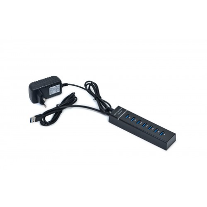 Концентратор USB KS-is KS-569 1xUSB 3.0 6xUSB 2.0 F в USB 3.0 Type A M с БП
