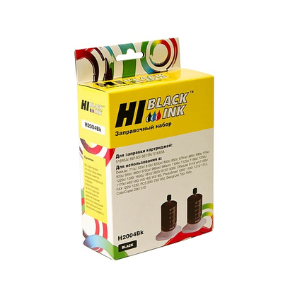 Заправочный набор H2004 BK (Hi-black) 51645A/ C6615A/ 51640A (черный)