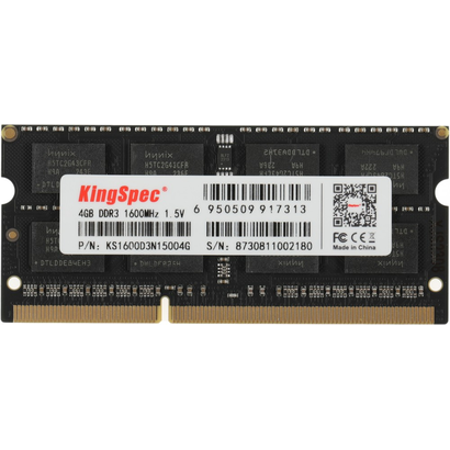 SODIMM DDR3 4Gb 1600MHz KingSpec KS1600D3N15004G