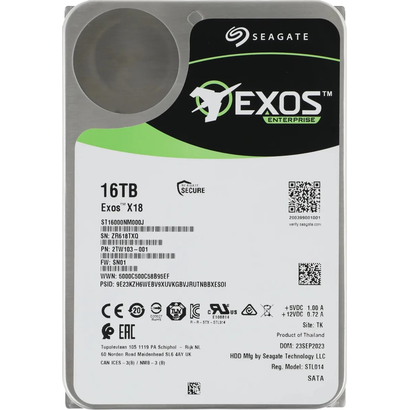 Жесткий диск 3.5'' 16Tb Seagate ST16000NM000J