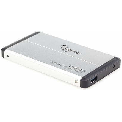 Внешний корпус 2.5'' Gembird EE2-U3S-5-S, серебро, USB 3.0, SATA, металл