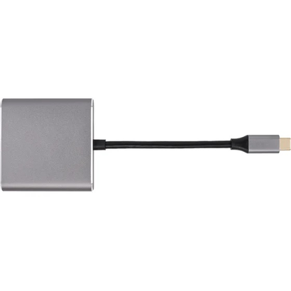 Концентратор Telecom USB3.1 TypeCm -->HDMI+USB3.0 +PD  TUC010