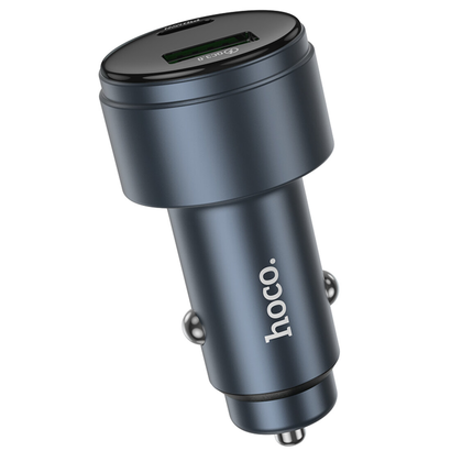 АЗУ HOCO Z57B Glorious 63W dual-port digital display PD45W+QC3.0, Серый