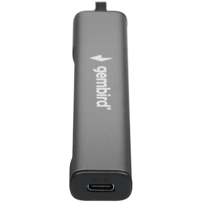 Концентратор USB3.1 Gembird UHB-C474, 4хUSB, с доп.питанием