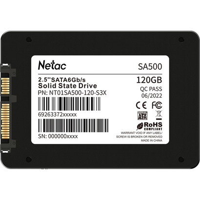 SSD 2.5'' 120Gb NETAC NT01SA500-120-S3X