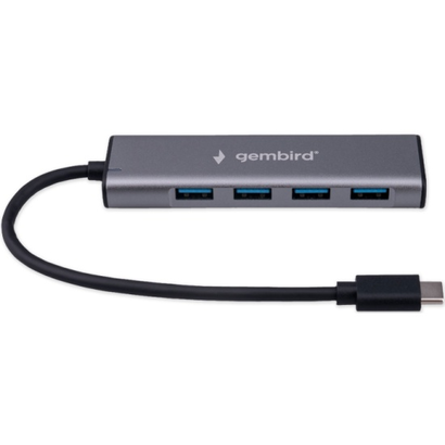 Концентратор USB3.1 Gembird UHB-U3P7-02, 7хUSB, с доп.питанием