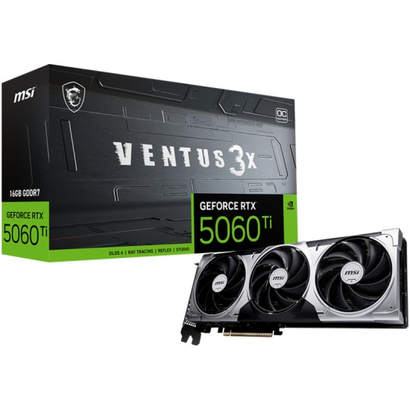 Видеокарта MSI RTX 5060 Ti VENTUS 3X OC 16G