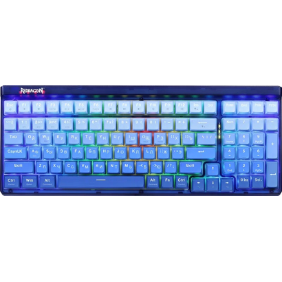 Игровая клавиатура Redragon Garen Pro белый/синий