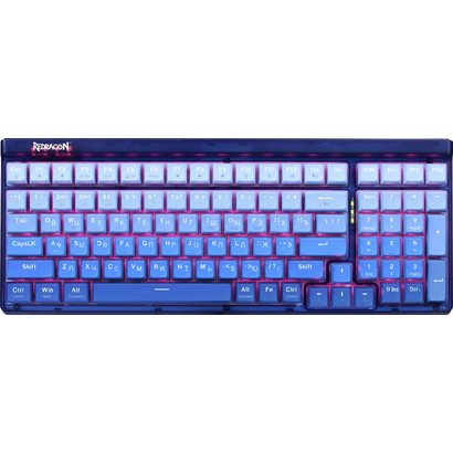 Игровая клавиатура Redragon Garen Pro белый/синий