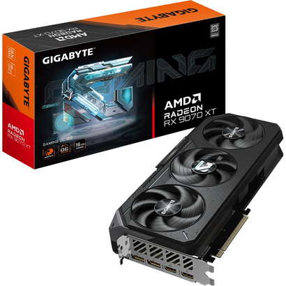 Видеокарта Gigabyte RX 9070XT GV-R9070XTGAMING OC-16GD