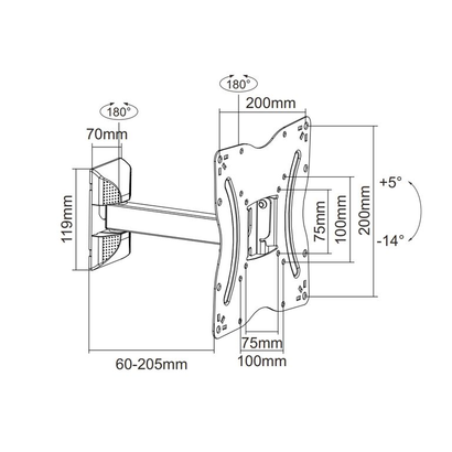 Кронштейн ITech LCD522