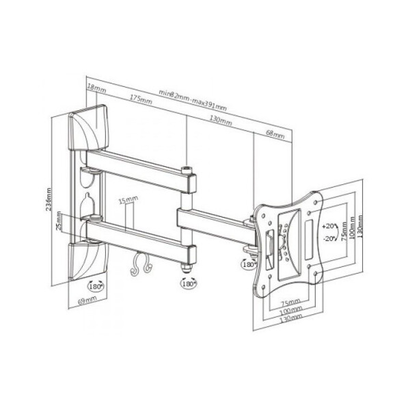 Кронштейн ITech LCD33B