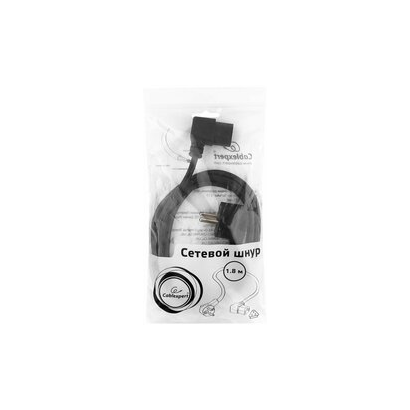 Кабель питания Gembird 1.8м, угловой, PC-186A-VD