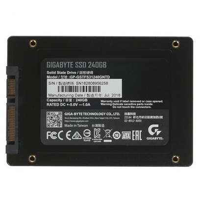 SSD 2.5'' 240Gb GIGABYTE GP-GSTFS31240GNTD