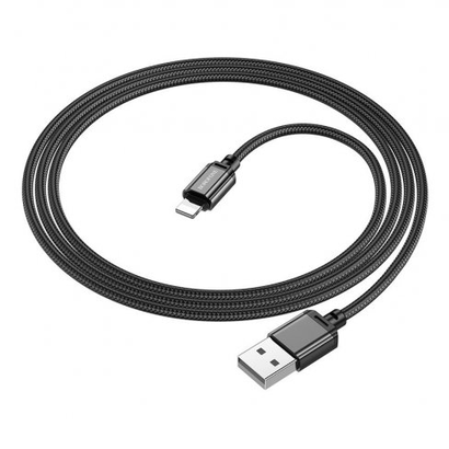 Дата-кабель Borofone BX87 Lightning  1м (черный)