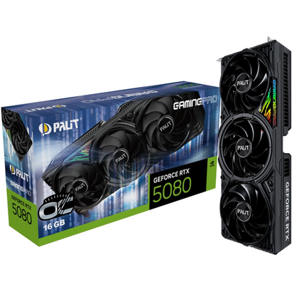Видеокарта Palit RTX 5080 PA-RTX5080 GAMINGPRO OC 16GB