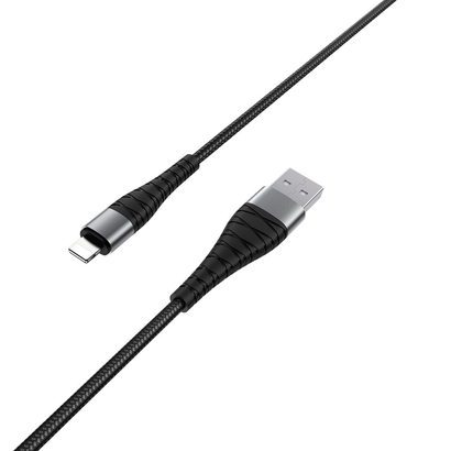 Дата-кабель BOROFONE BX32 Munificent Lightning, 1м (чёрный)
