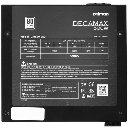 Блок питания 500W Zalman ZM500-LX3