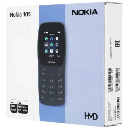 Мобильный телефон Nokia 105 TA-1416 DS Черный