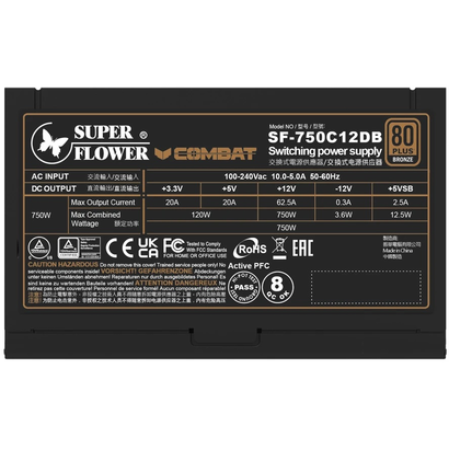 Блок питания 750W Super Flower SF-750C12DB