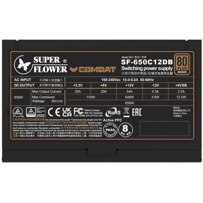 Блок питания 650W Super Flower SF-650C12DB