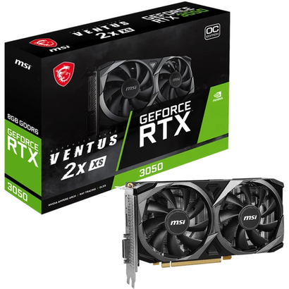 Видеокарта MSI RTX 3050 VENTUS 2X XS 8G OC