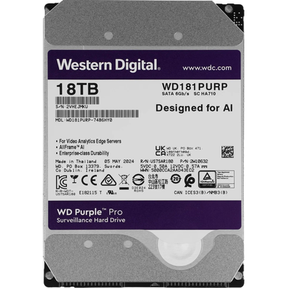 Жесткий диск 3.5'' 18Tb WD WD181PURP