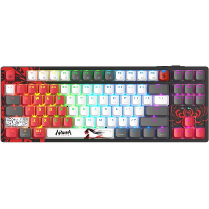Игровая клавиатура A4Tech Bloody WS87 Naraka черный/красный